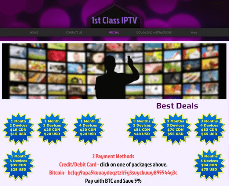 IPTV Showdown: Comparing 1ST CLASS and iviewHD2