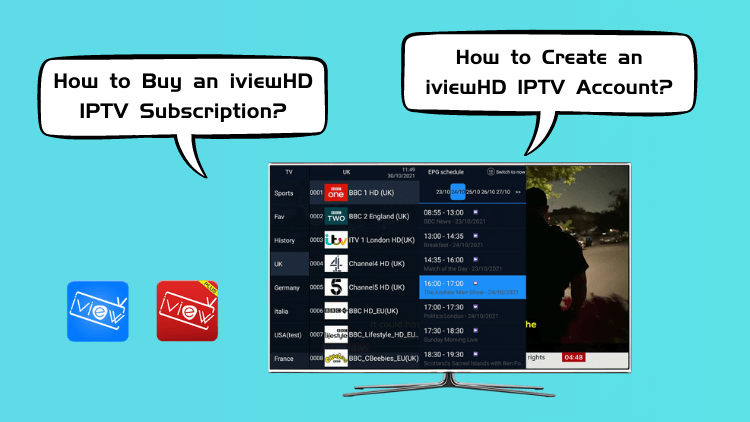 The Easy Way to Register and Purchase iviewHD IPTV1