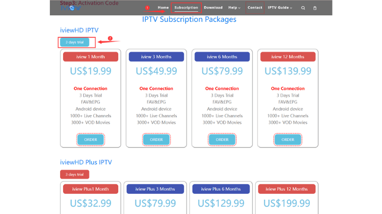 The Easy Way to Register and Purchase iviewHD IPTV2-2-1