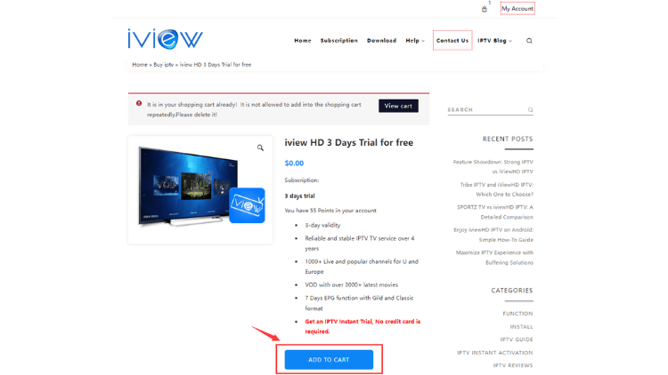The Easy Way to Register and Purchase iviewHD IPTV2-2-2